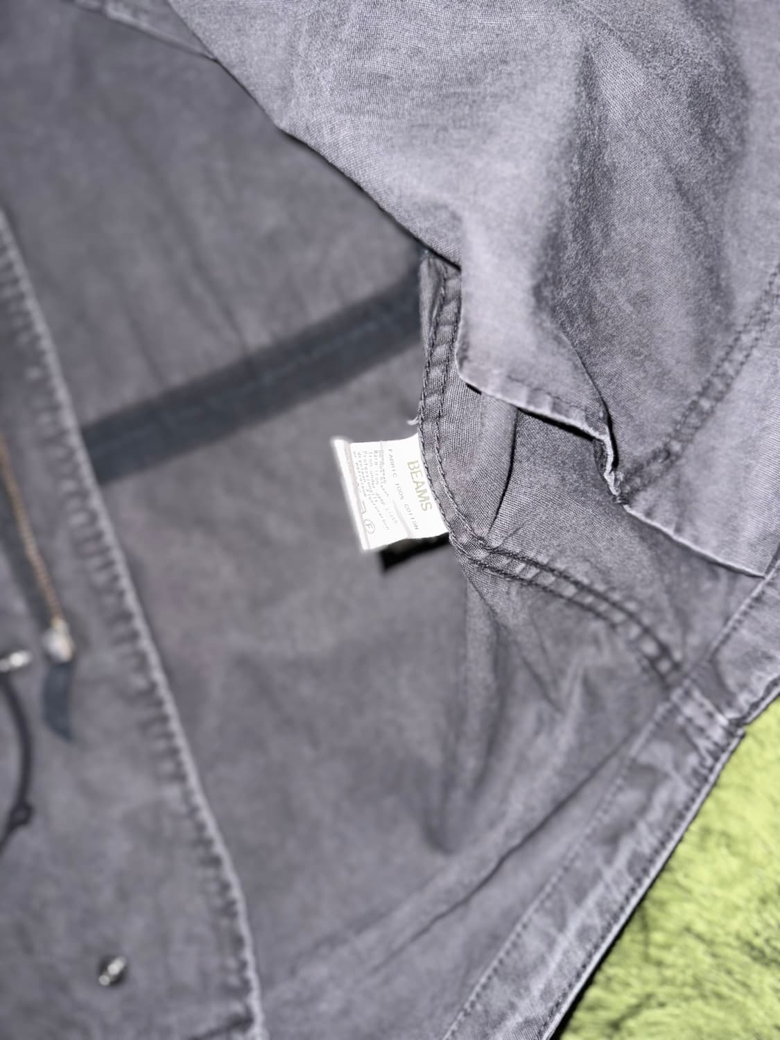 [L] 00s BEAMS 빔즈 빈티지 워싱 M51 피쉬테일 파카 자켓 상품이미지7