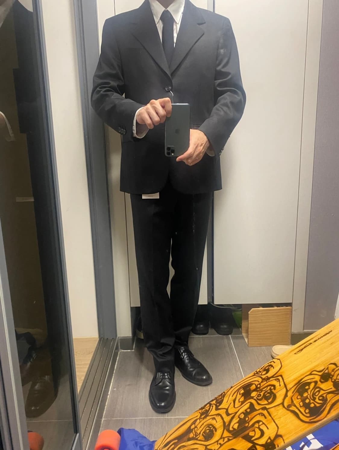 토니웩 남성 블랙 셋업정장 상품이미지4