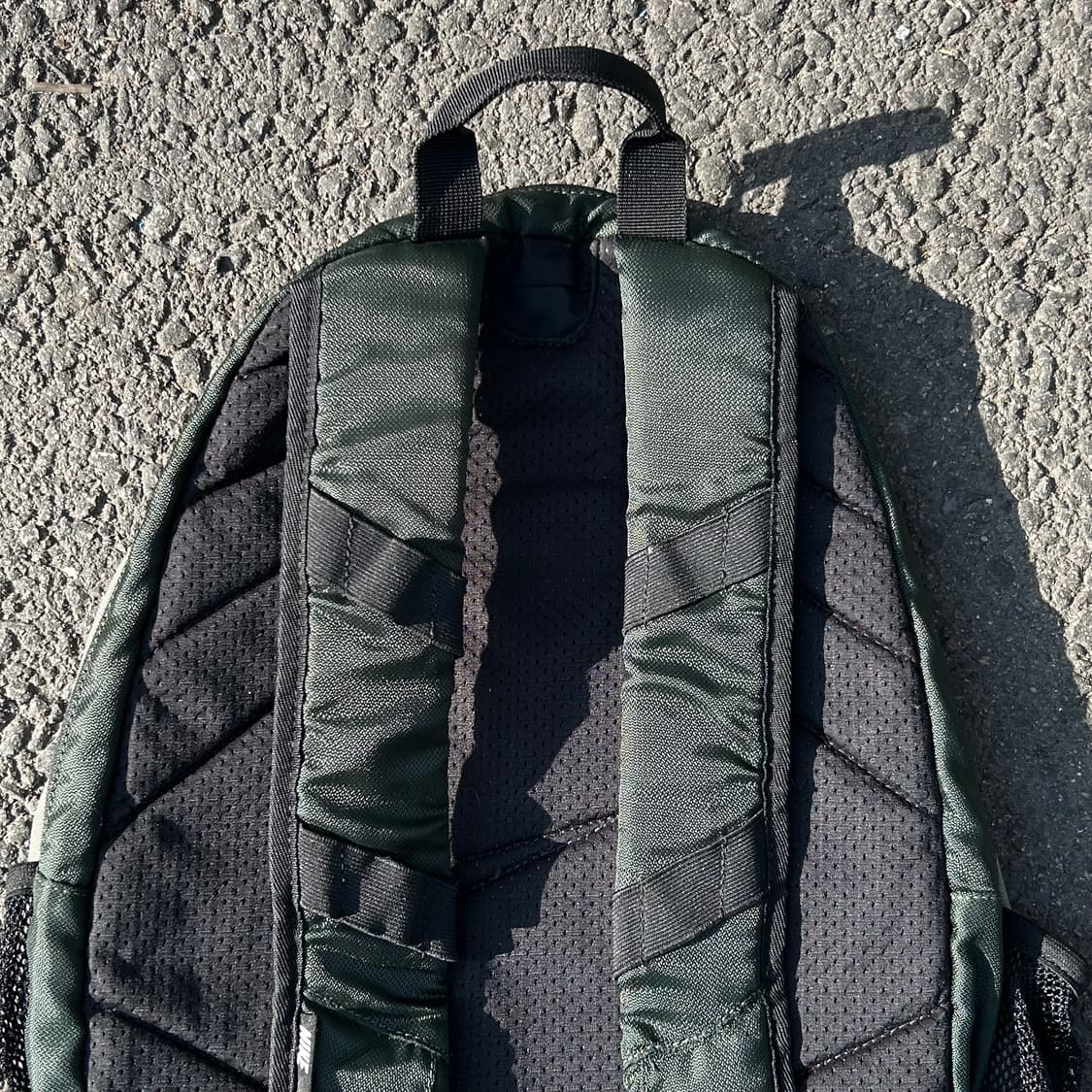 90s 나이키 카키 고프코어 미드 스우시 그린 백팩 올드스쿨 가방 os 상품이미지5