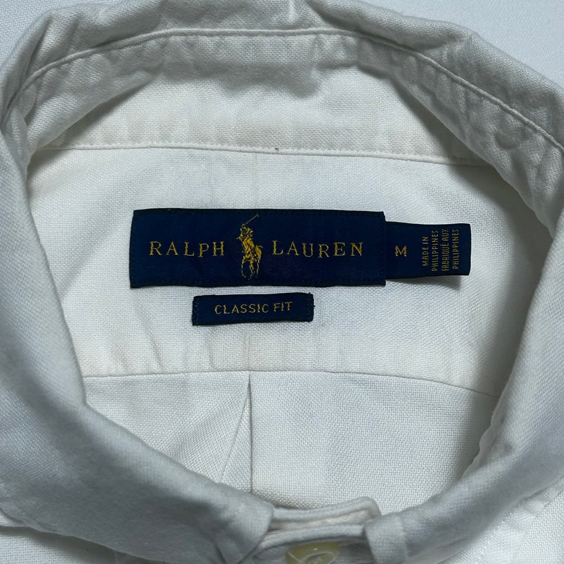 M 폴로랄프로렌 슬림핏 화이트 코튼 셔츠 상품이미지4