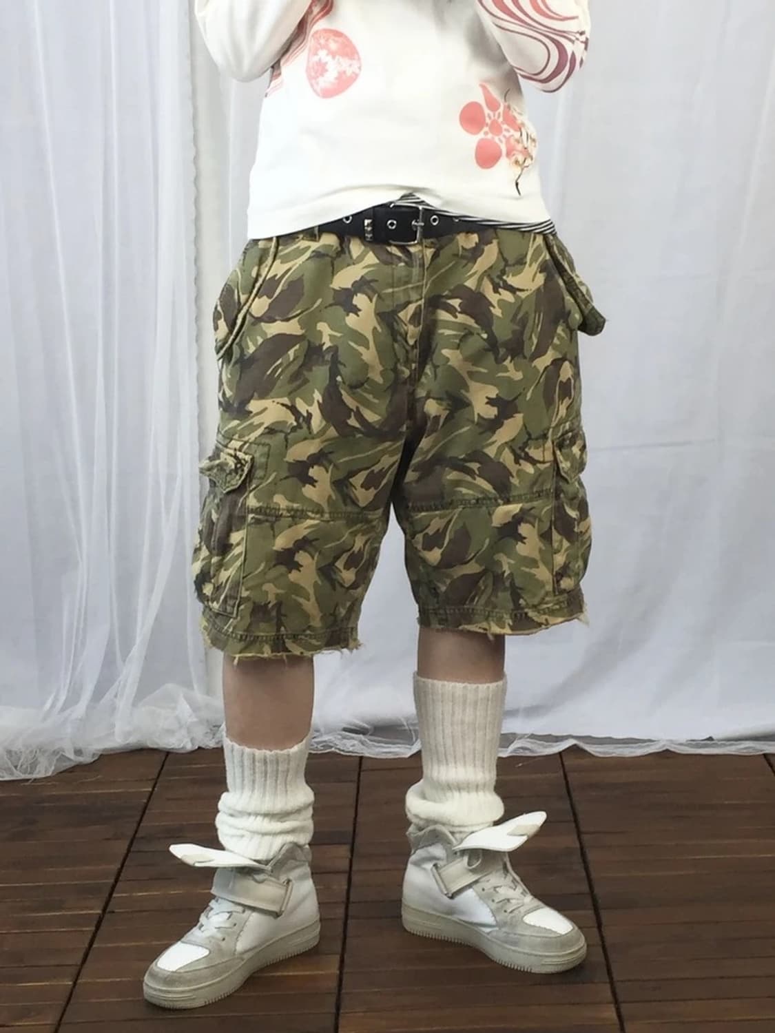 Global Work Camo Cargo Shorts 상품이미지1