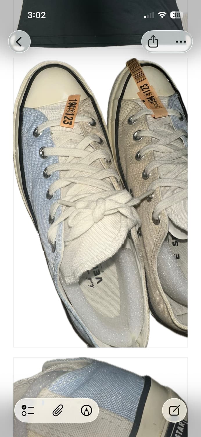 컨버스 척테일러 70 로우 하이브리드 텍스처 라이트 트윈 블루 상품이미지2