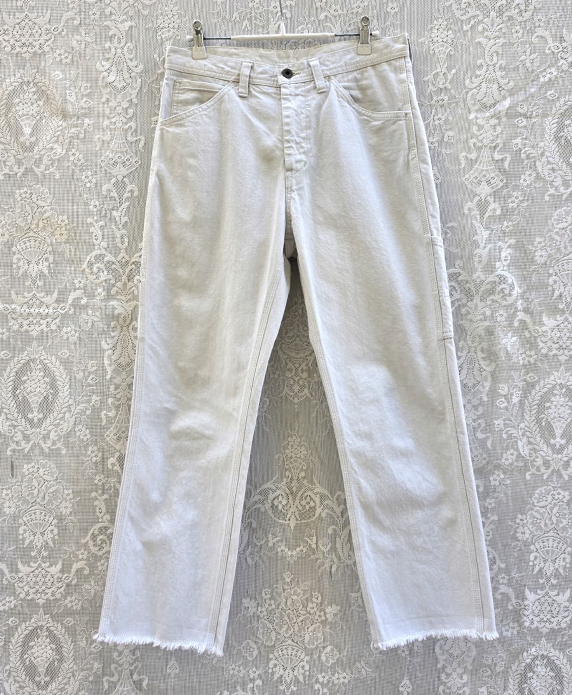 존불 화이트 워크팬츠 (made in japan) 상품이미지1