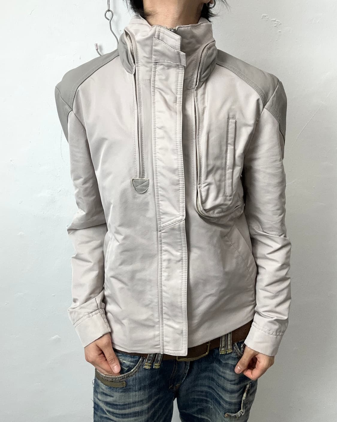 Solid Homme Lambskin Panelled Technical  상품이미지1