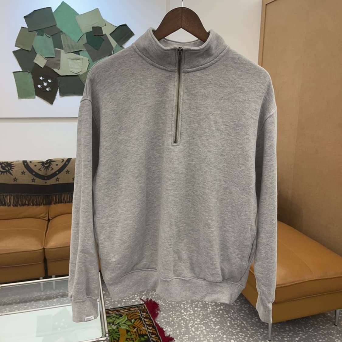 디스이즈네버댓 반집업 기모 스웻셔츠 맨투맨 100 C06366 상품이미지2