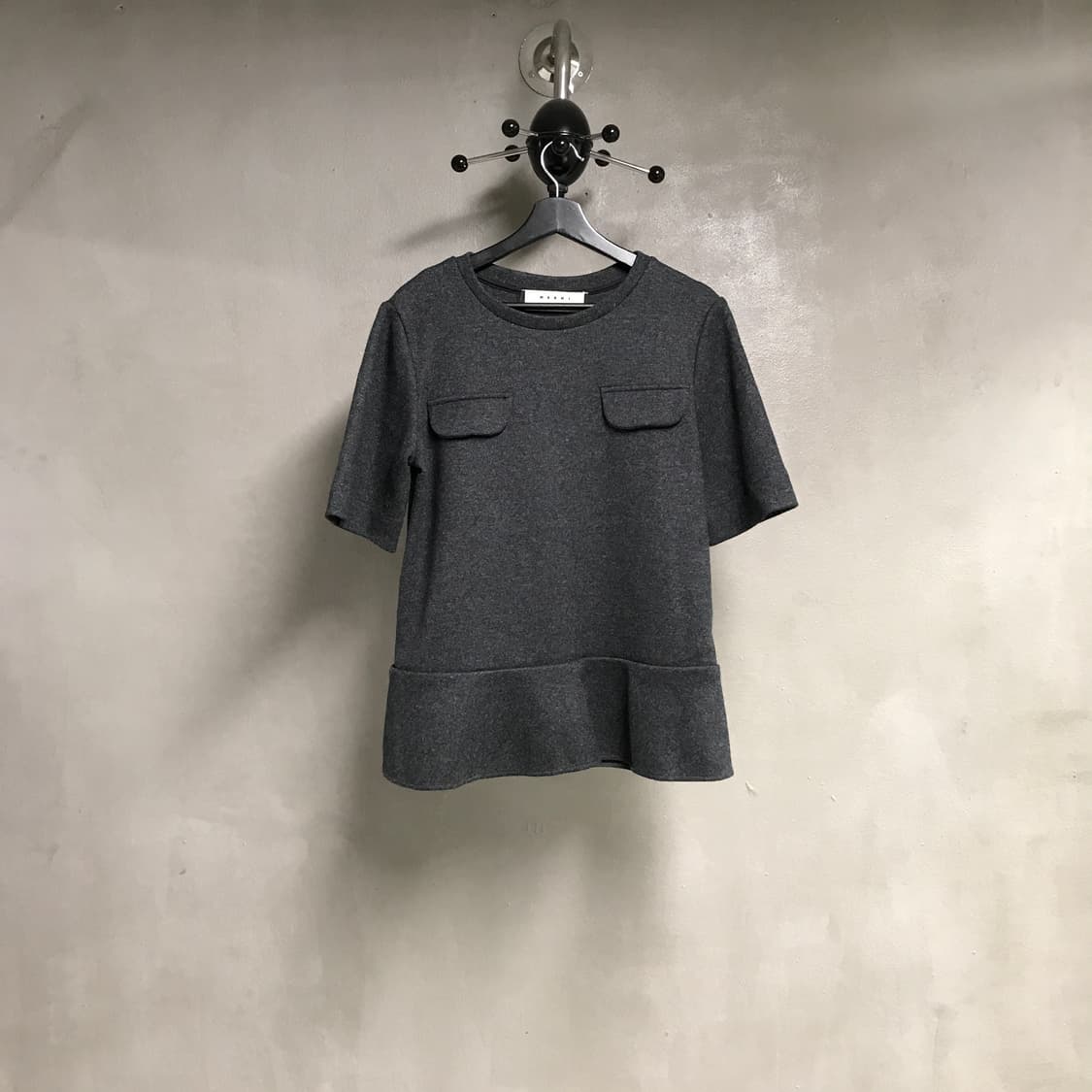 마르니 그레이 반팔 블라우스 42(W) 상품이미지1