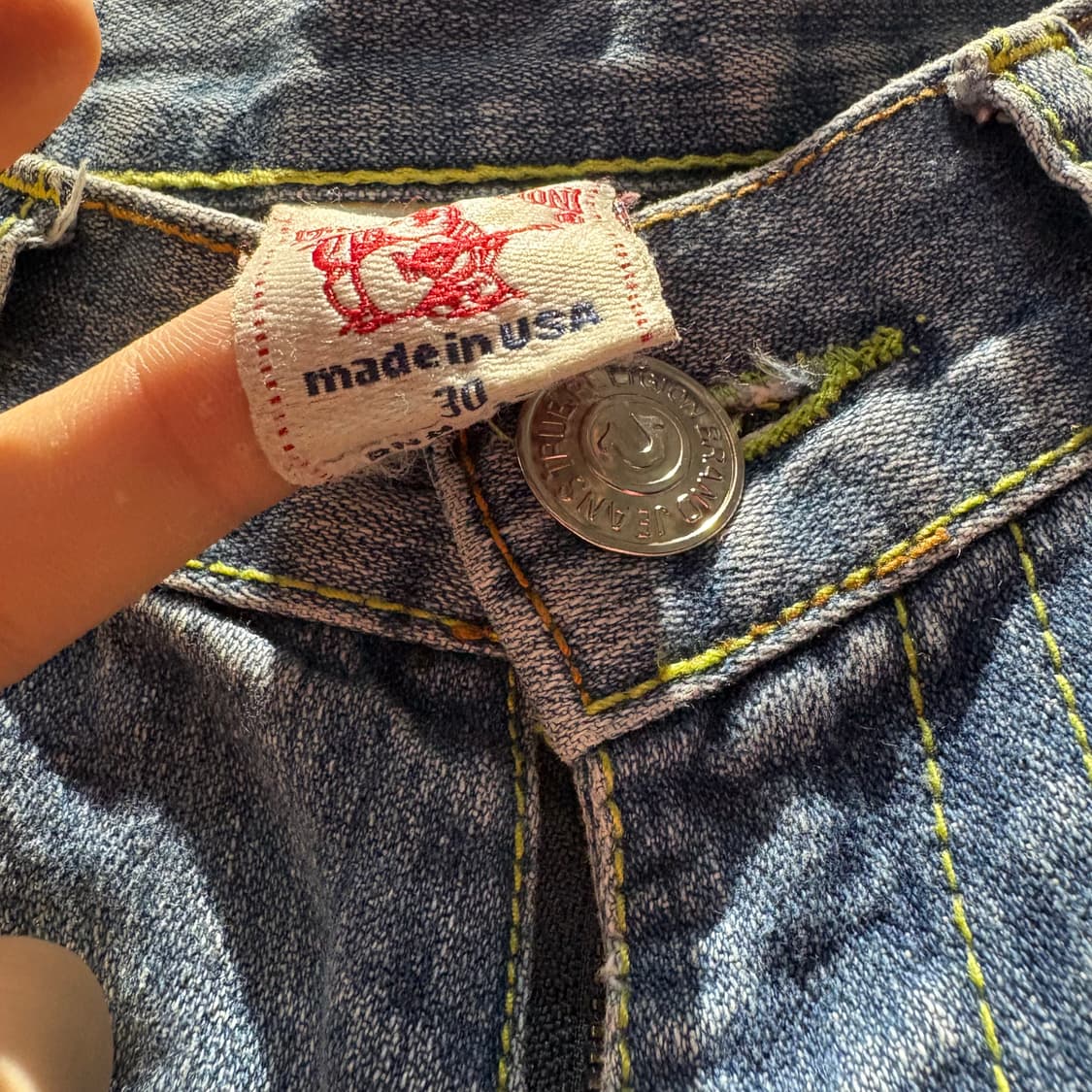 트루릴리젼 made USA 데님팬츠  상품이미지5