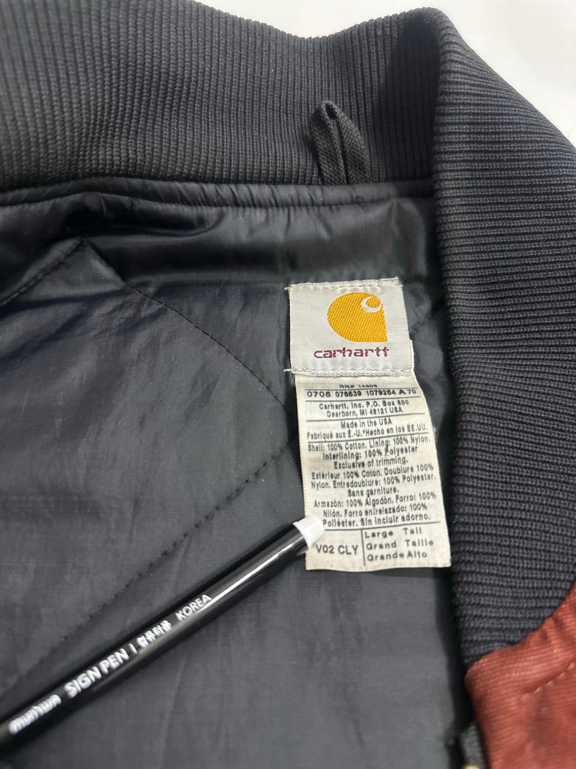 칼하트 덕 베스트 버건디 V02-CLY 상품이미지6