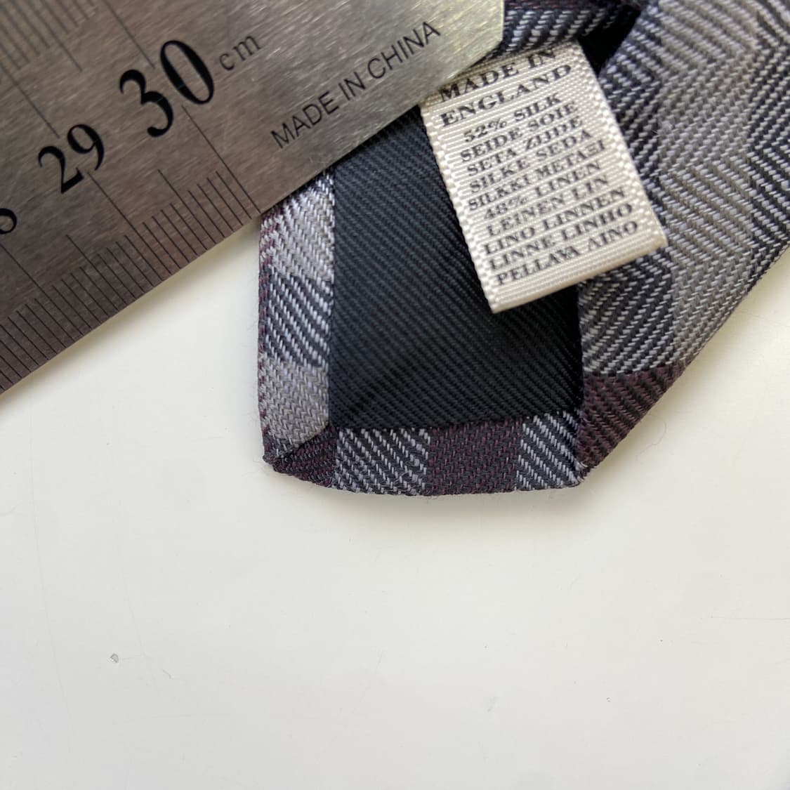 버버리 (Burberry) 체크 정품 명품넥타이 상품이미지6