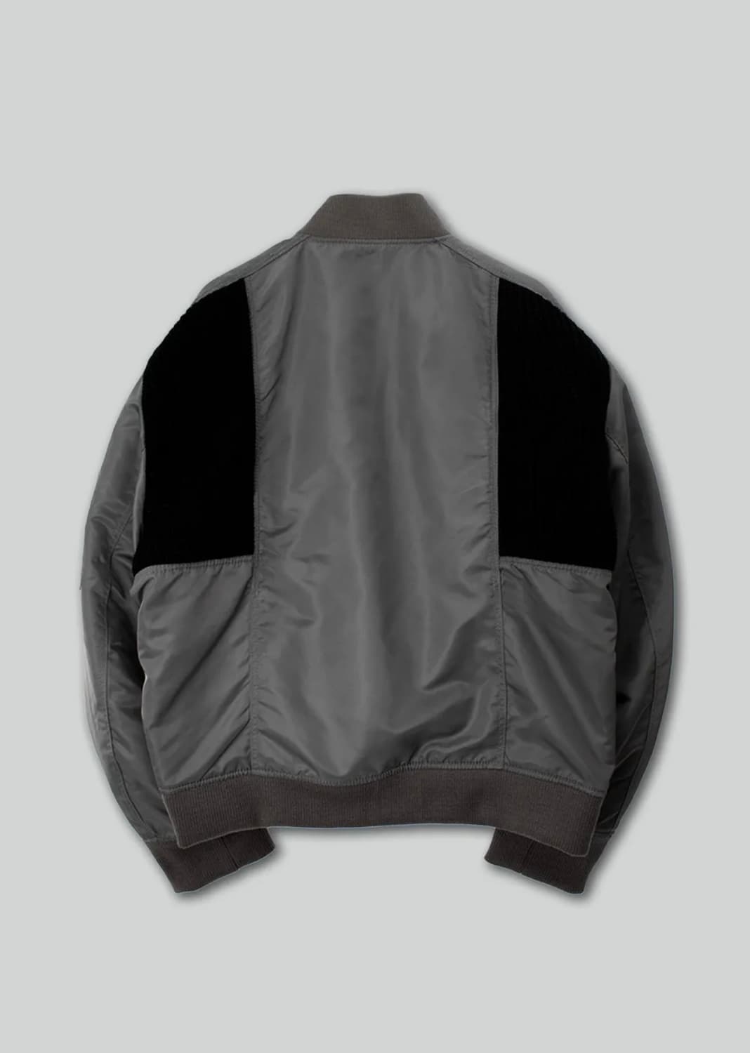 애니타임로릭_LILAC SHORT BOMBER CHARCOAL 상품이미지2