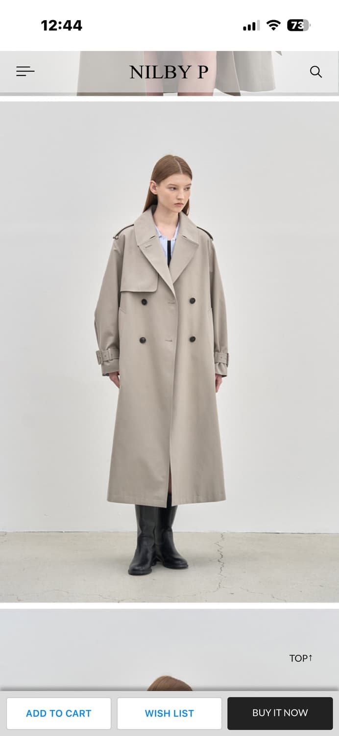  NILBY P 닐바이피 트렌치 코트 상품이미지10