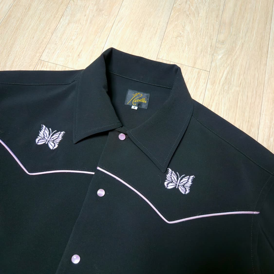 S) 니들스 카우보이 자켓 블랙 핑크 상품이미지2