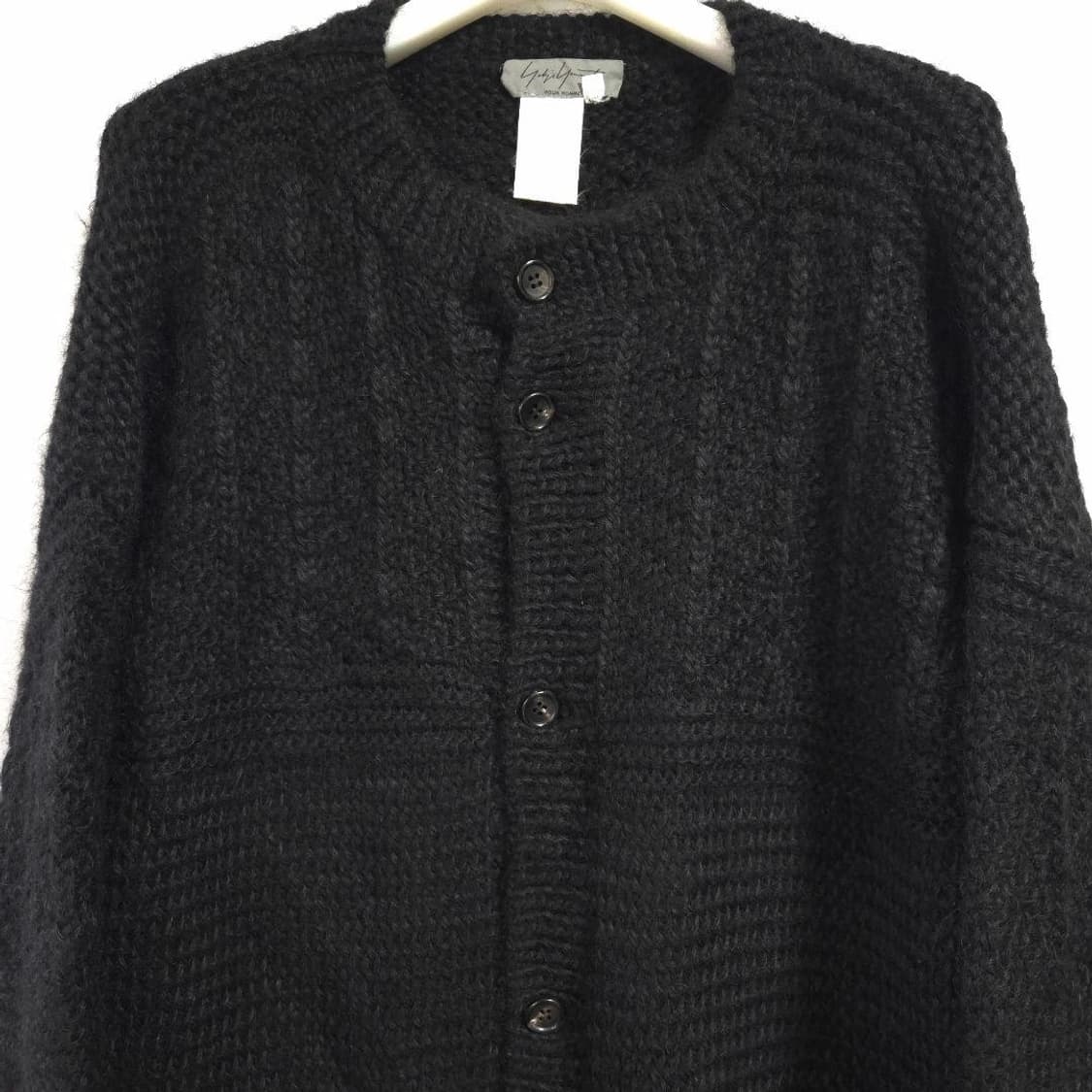 요지 야마모토 알파카 가디건 상품이미지3