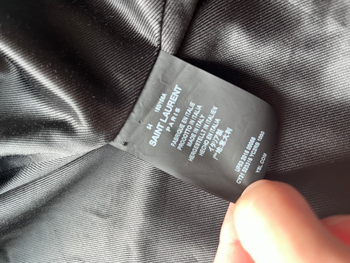 54 생로랑 스티치 스트링 스웨이드 레더 트러커 자켓 상품이미지10