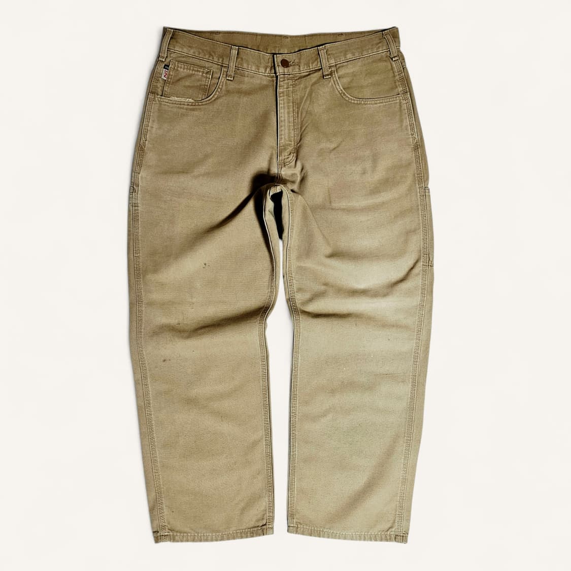 [36X30][칼하트]FR 캔버스 CAT2 오리지날핏 워크 팬츠 상품이미지1