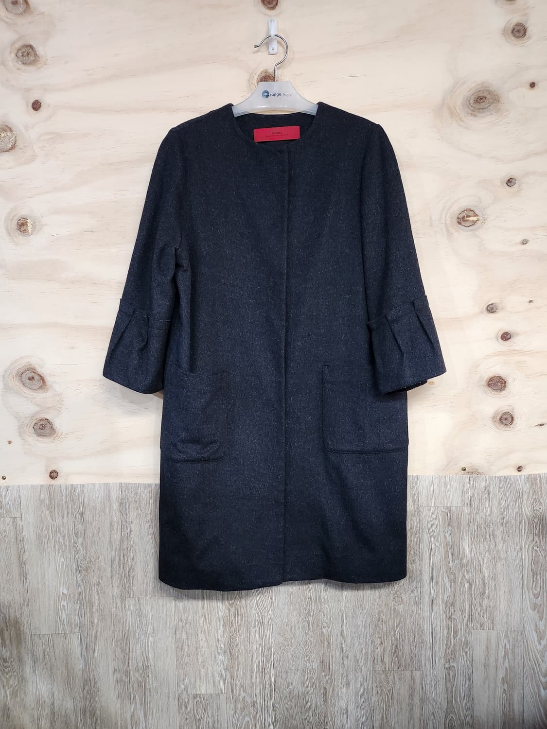 585) 여성 7부 코트 상품이미지1