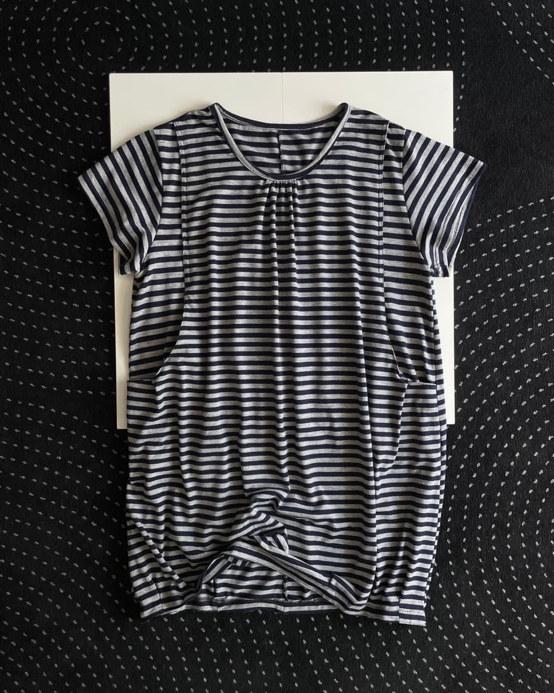 stripe patterned one-piece 상품이미지6