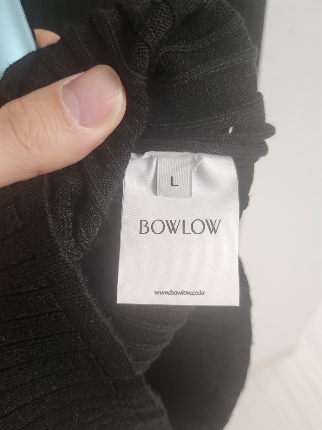 바우로 메이드 골지니트 슬림 카라티 L  상품이미지3