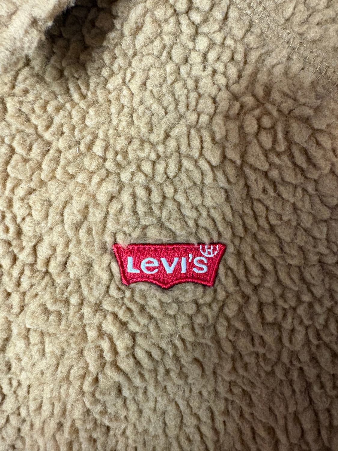 리바이스 뽀글이 플리스 자켓 베이지 상품이미지2