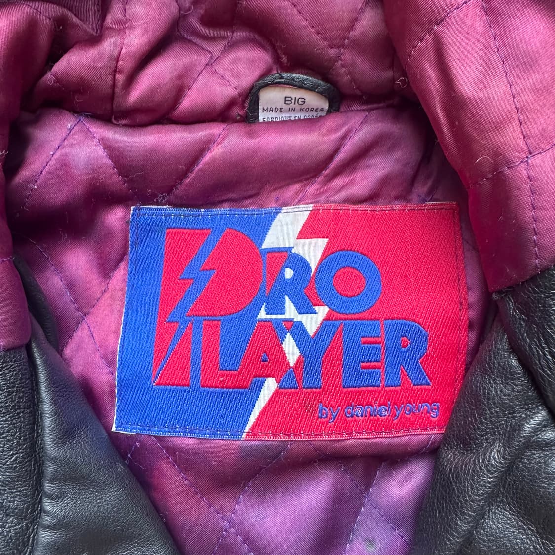 빈티지 90s LA Lakers 레더 코트 자켓   상품이미지5