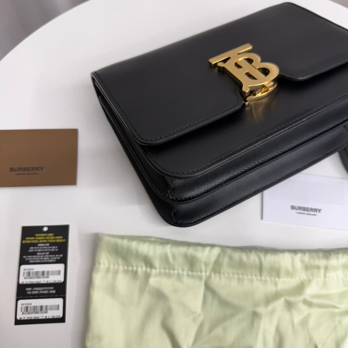 [정품] 버버리 TB백 스몰 블랙 상품이미지8