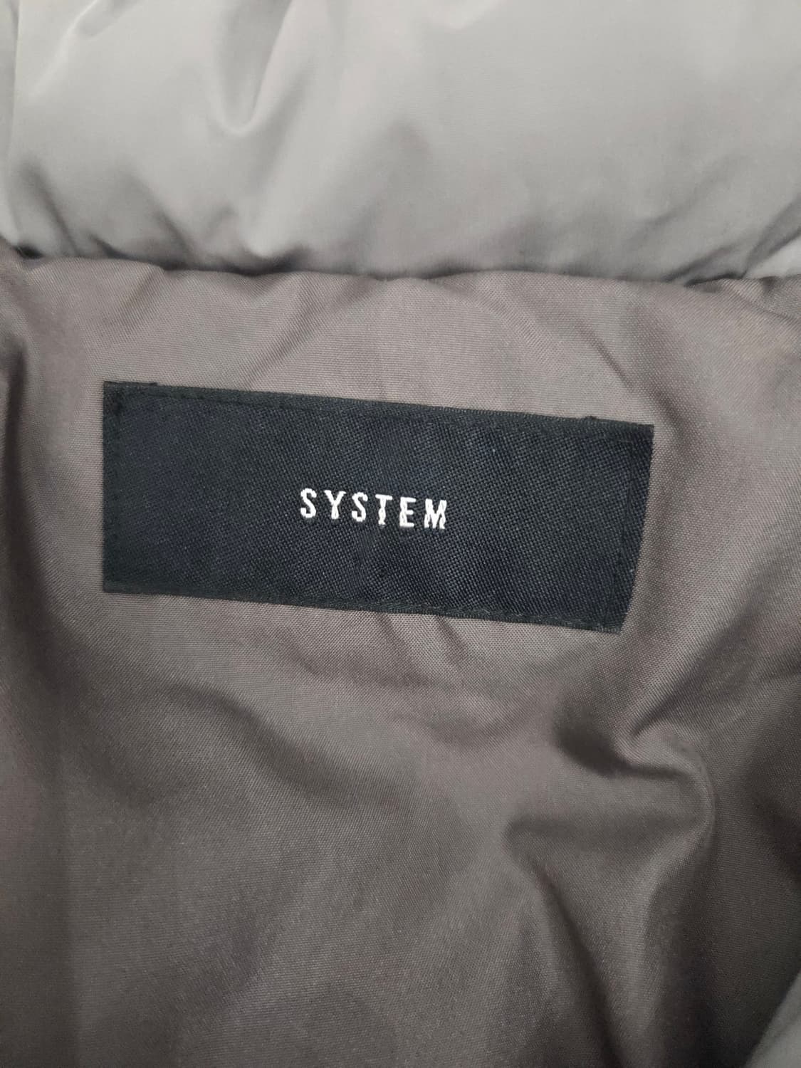 SYSTEM 시스템 하이넥 구스다운 패딩 점퍼 상품이미지8