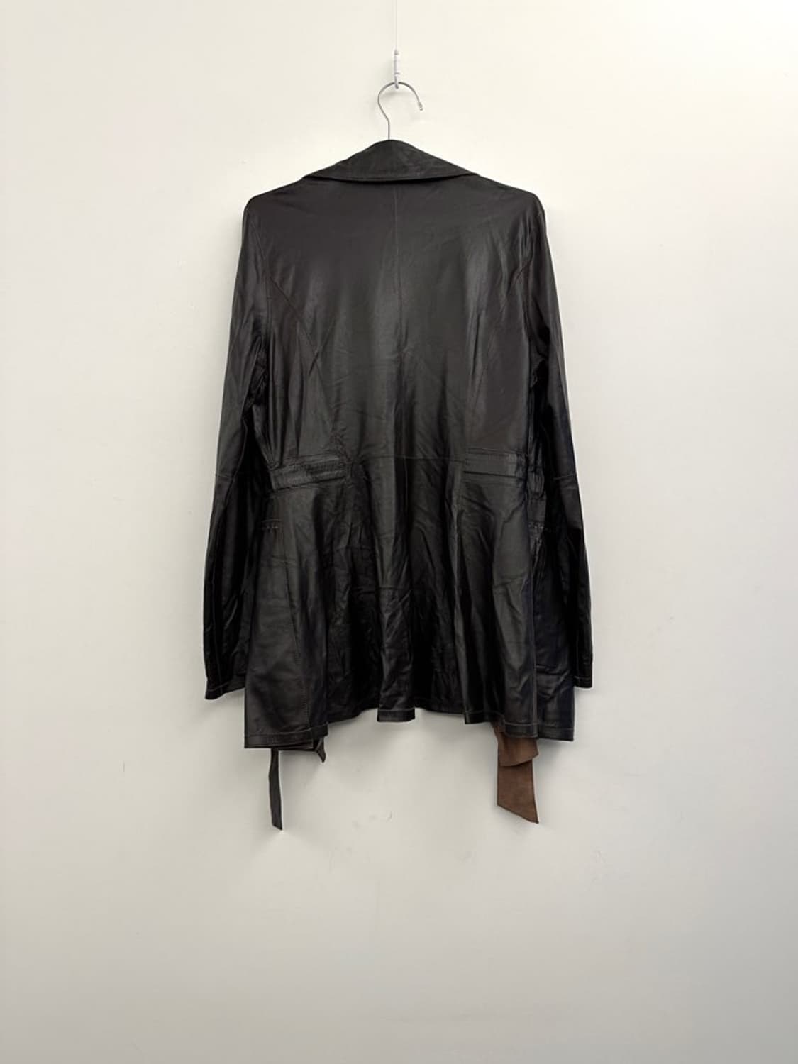 Suede & leather reversible stitch jacket 상품이미지4