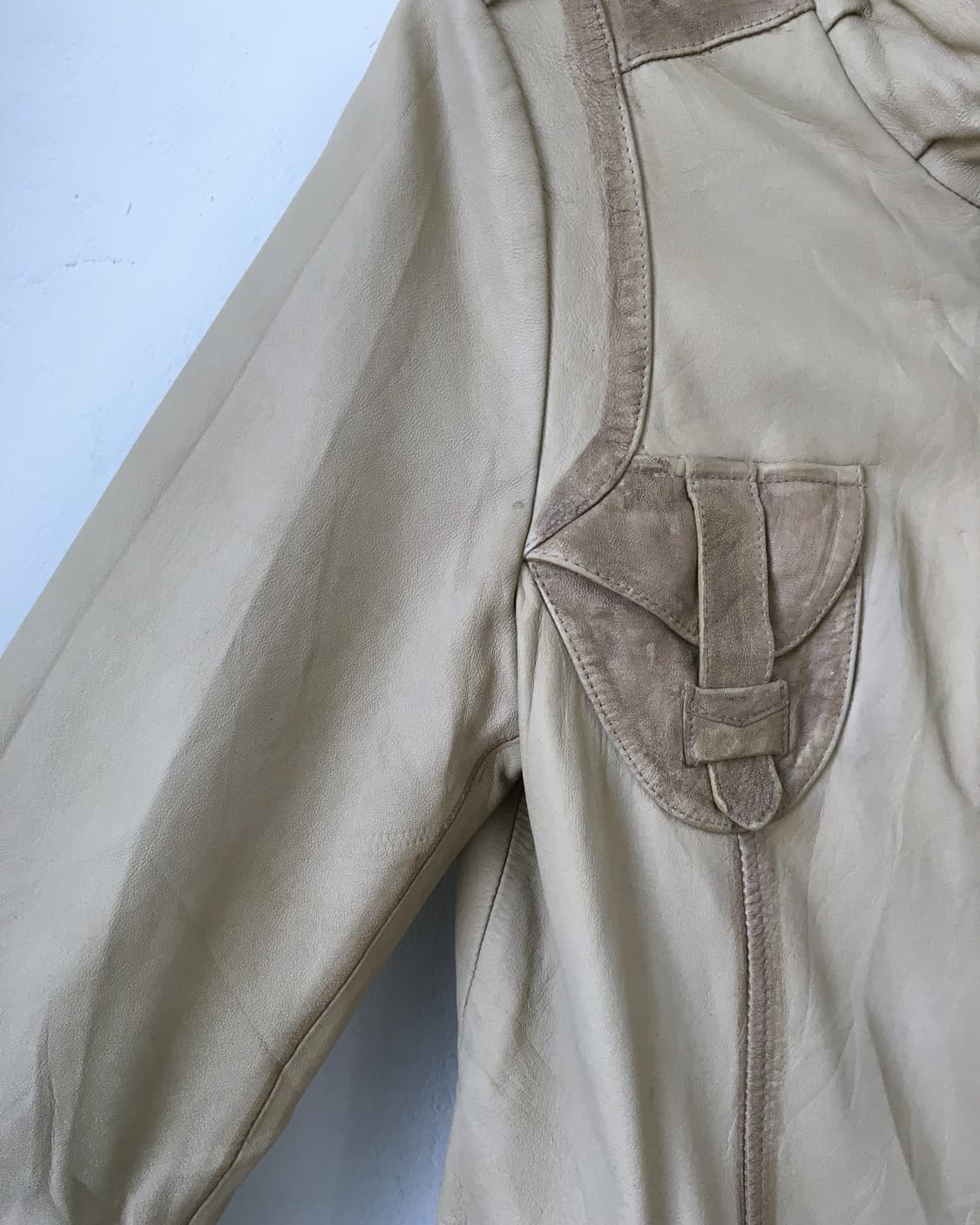 Lamb leather high neck multi pocket jack 상품이미지3