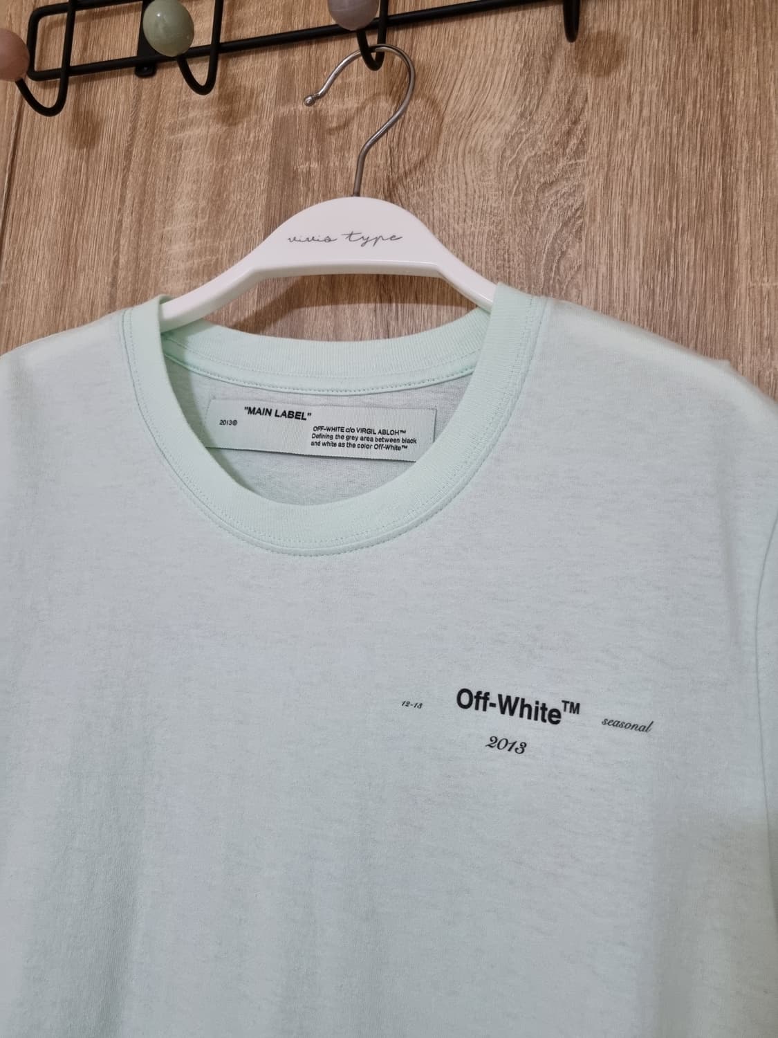 오프화이트 반팔티  상품이미지3