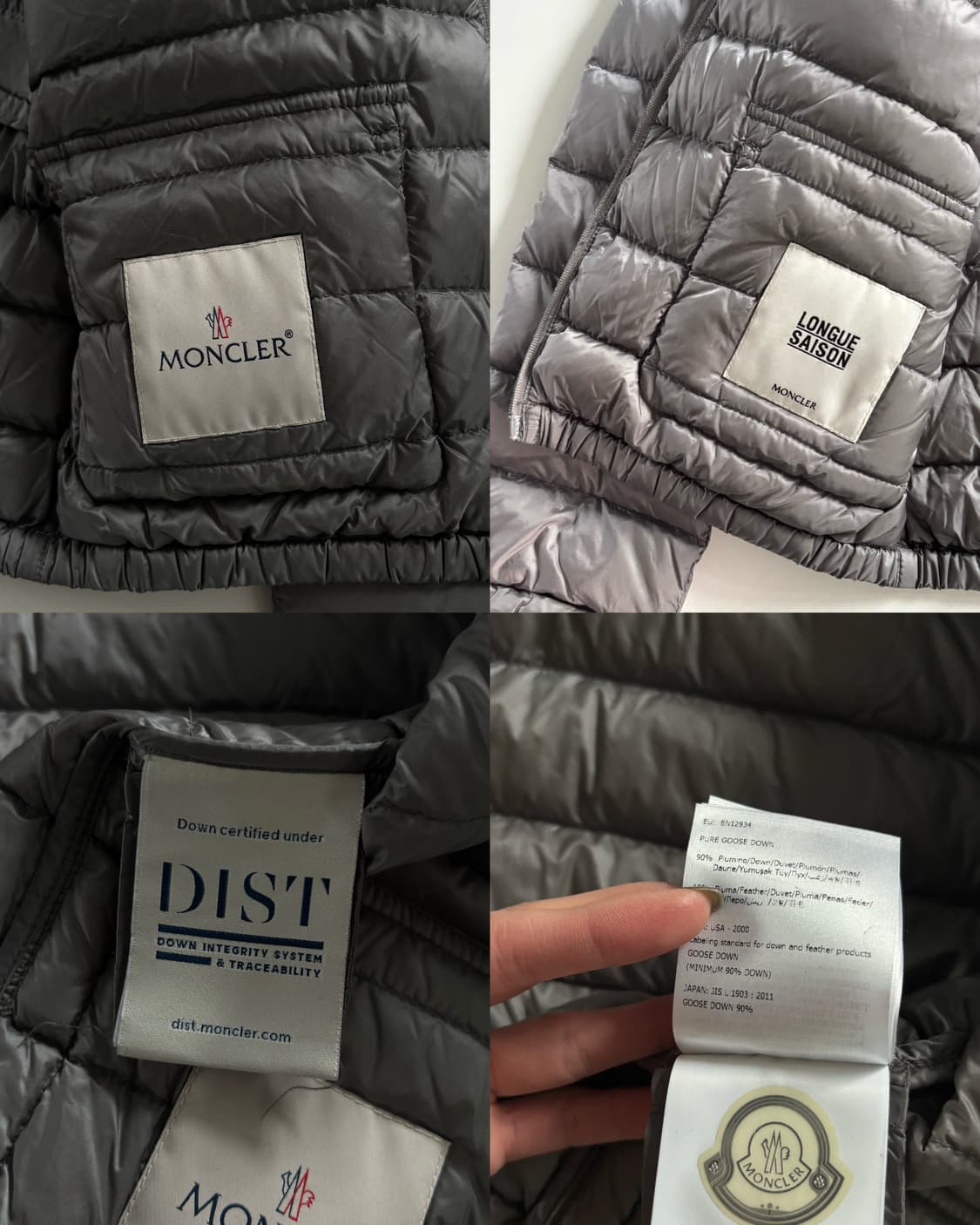 Moncler 몽클레르 란스 그레이 경량 구스다운 우먼 자켓 상품이미지10