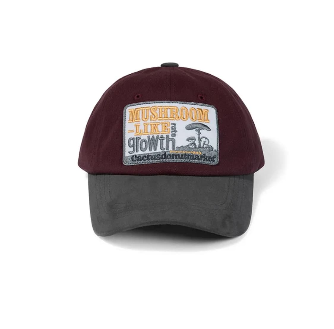 새상품 / 캑터스도넛마켓 버건디 볼캡 상품이미지1