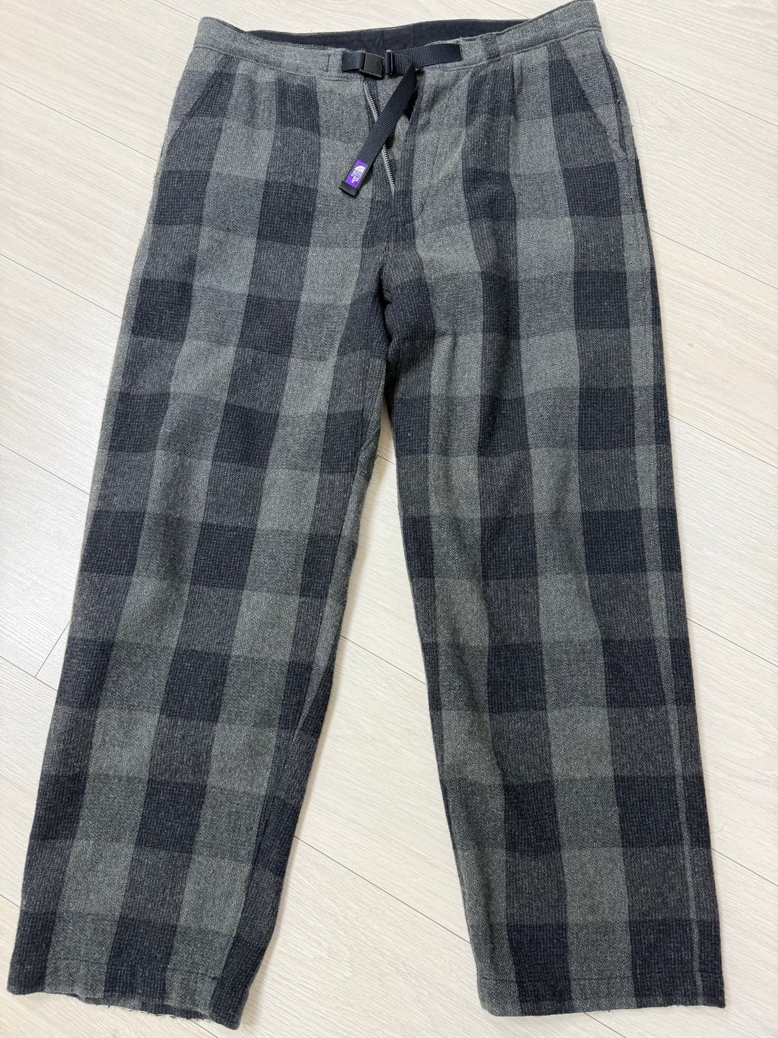 [36] 노스페이스 퍼플라벨 체크 팬츠 상품이미지1
