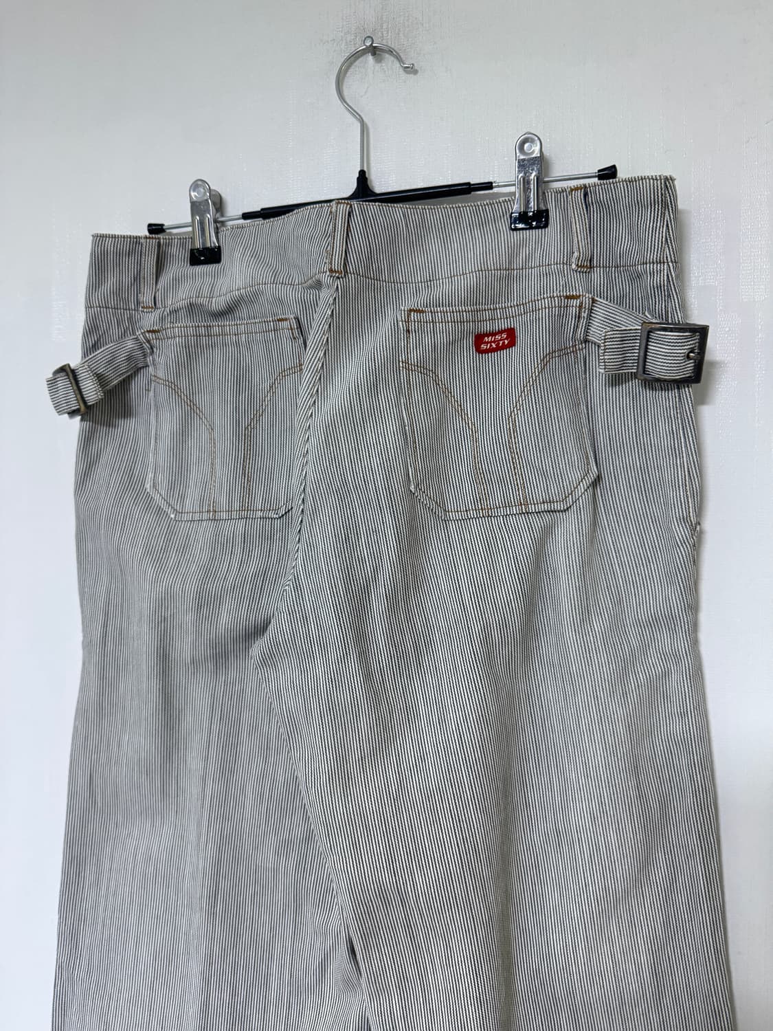 Miss sixty 스트라이프 플레어 팬츠 y2k 상품이미지4