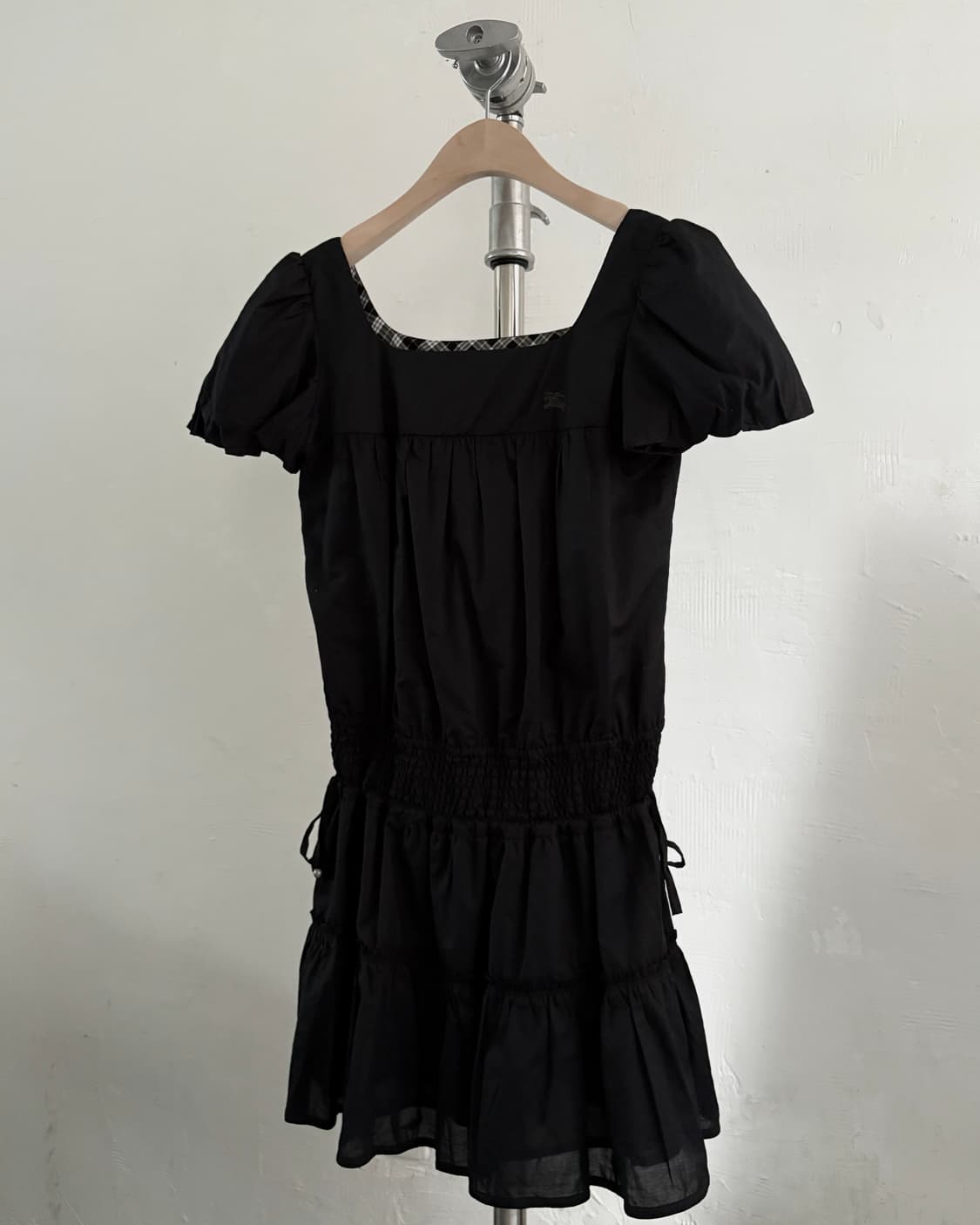 Burberry 버버리 블루라벨 블랙 퍼프 원피스 상품이미지6