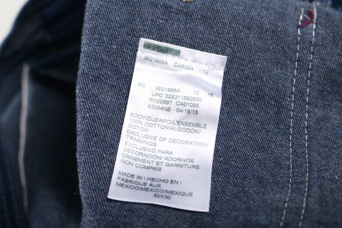 [32인치] 디키즈 데님 오버롤 멜빵바지 상품이미지5