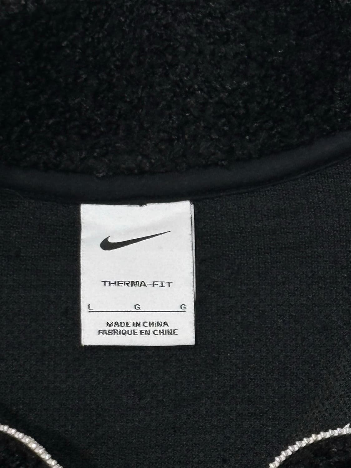 나이키 블랙 후리스 반집업 상품이미지7