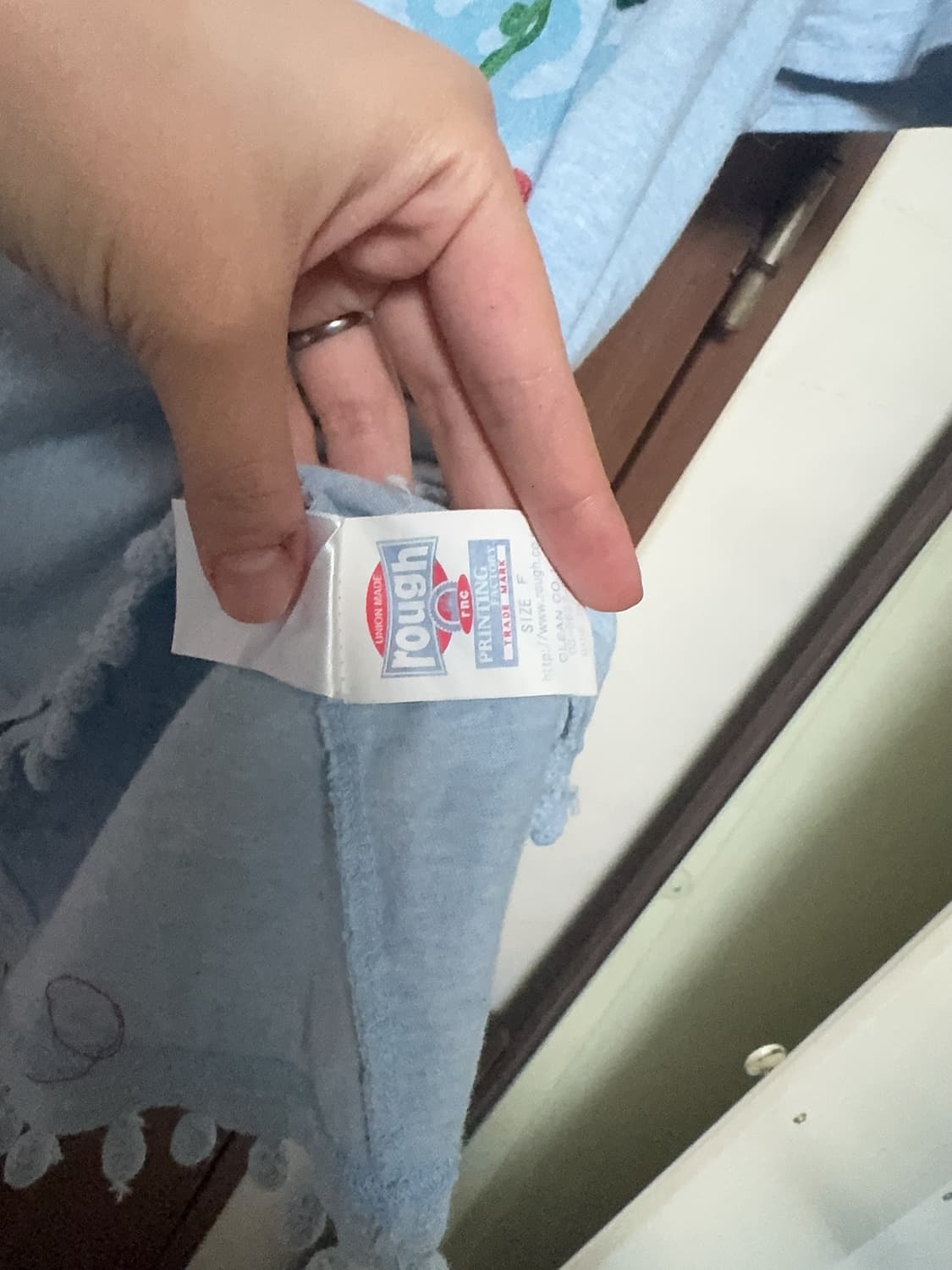 모리걸 하구미 히피 빈티지 패치 스커트 rough 자수 반팔 티셔츠 세트 상품이미지9