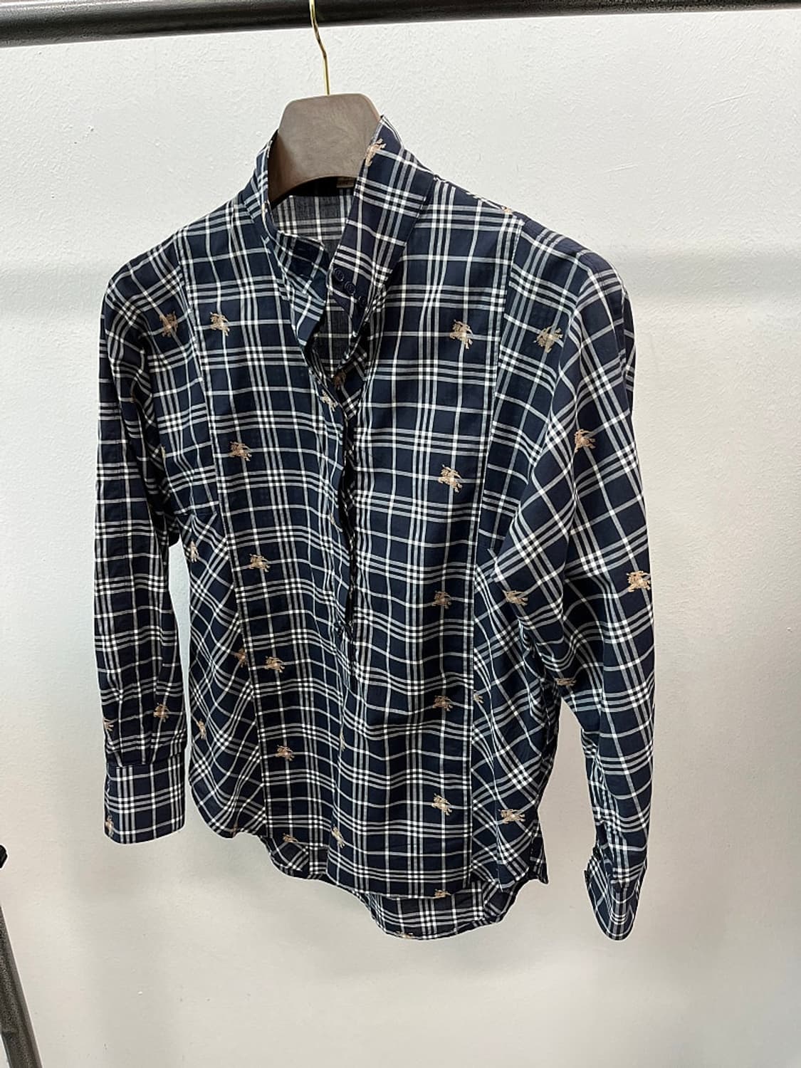 여) 버버리 멀티로고 체크셔츠  상품이미지1