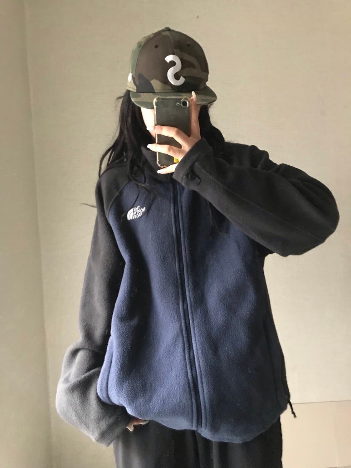 노페 네이비 나그랑 후리스 상품이미지1