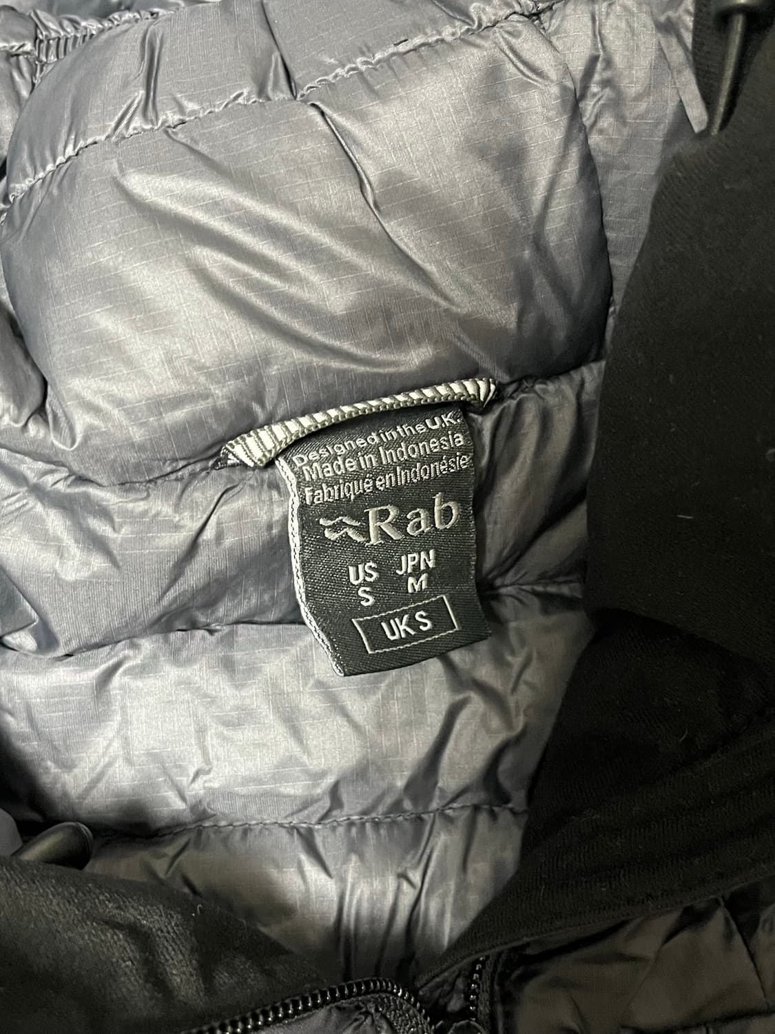 Rab 랩 마이크로 라이트 알파인 블랙 [UK S] 상품이미지4