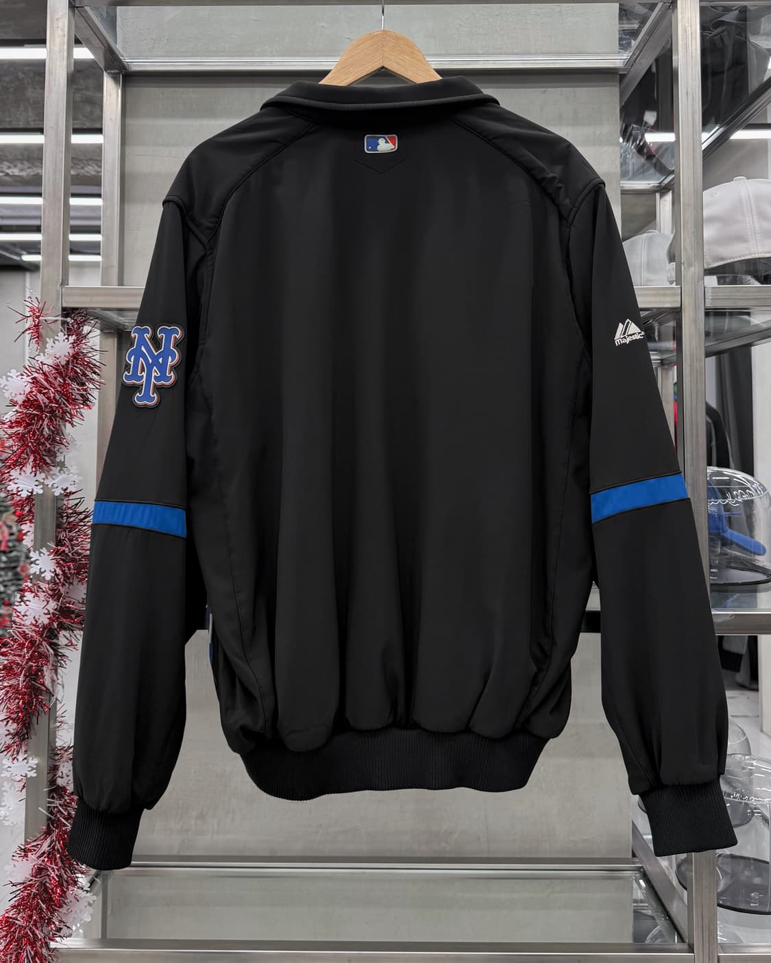 마제스틱 뉴욕 메츠 소프트쉘 트랙 자켓 블랙 상품이미지7