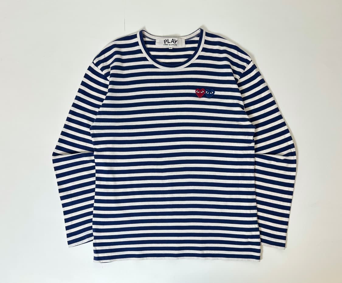 플레이 꼼데가르송 스트라이프 롱슬리브 상품이미지1