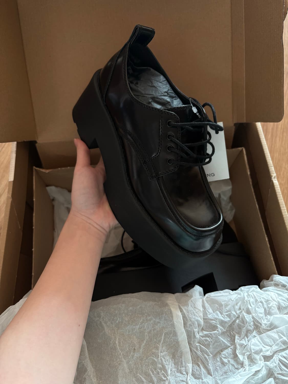 mango 망고 플랫폼 통굽 슈즈 상품이미지5