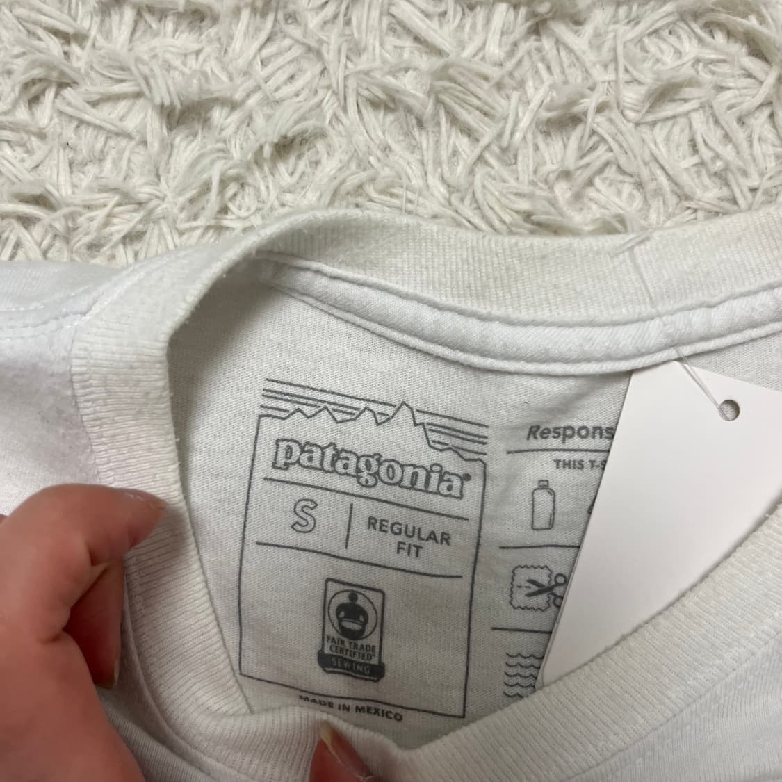 Patagonia white t-shirt  상품이미지7