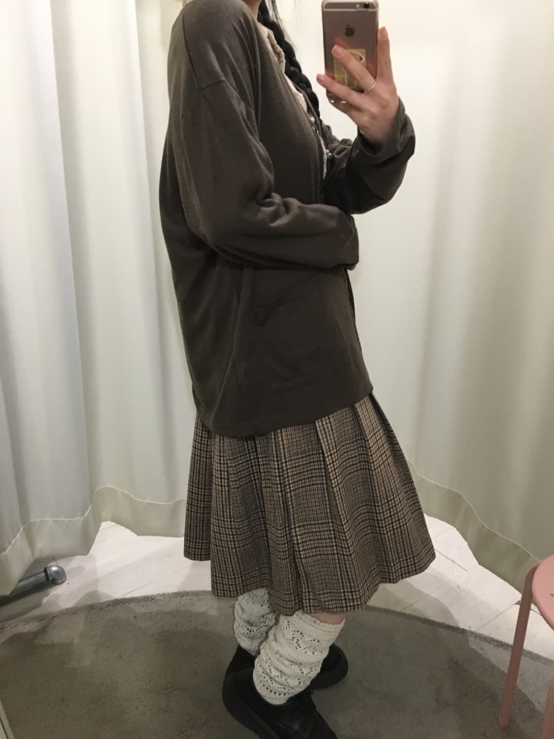 NEW YORKER check skirt 상품이미지7