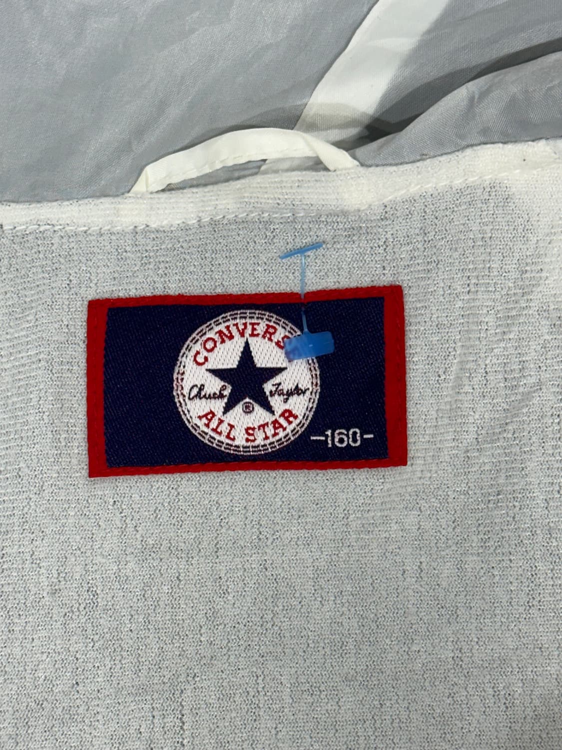 컨버스 블랙 후드 사이드 라인 바람막이 오버핏 트랙 자켓  상품이미지7