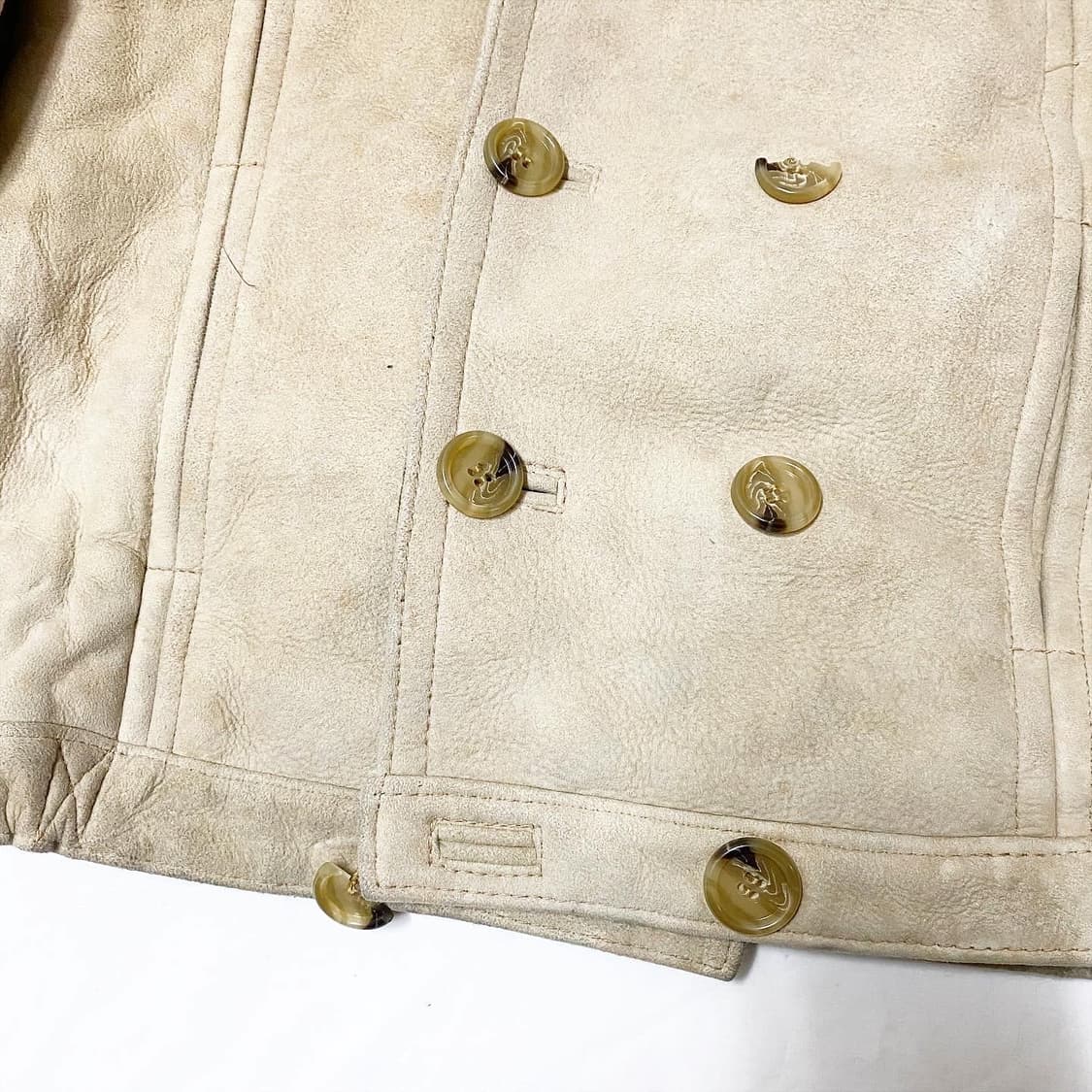 [데드스탁] 긴자 식스 - 리얼 양모 무스탕 자켓 상품이미지3