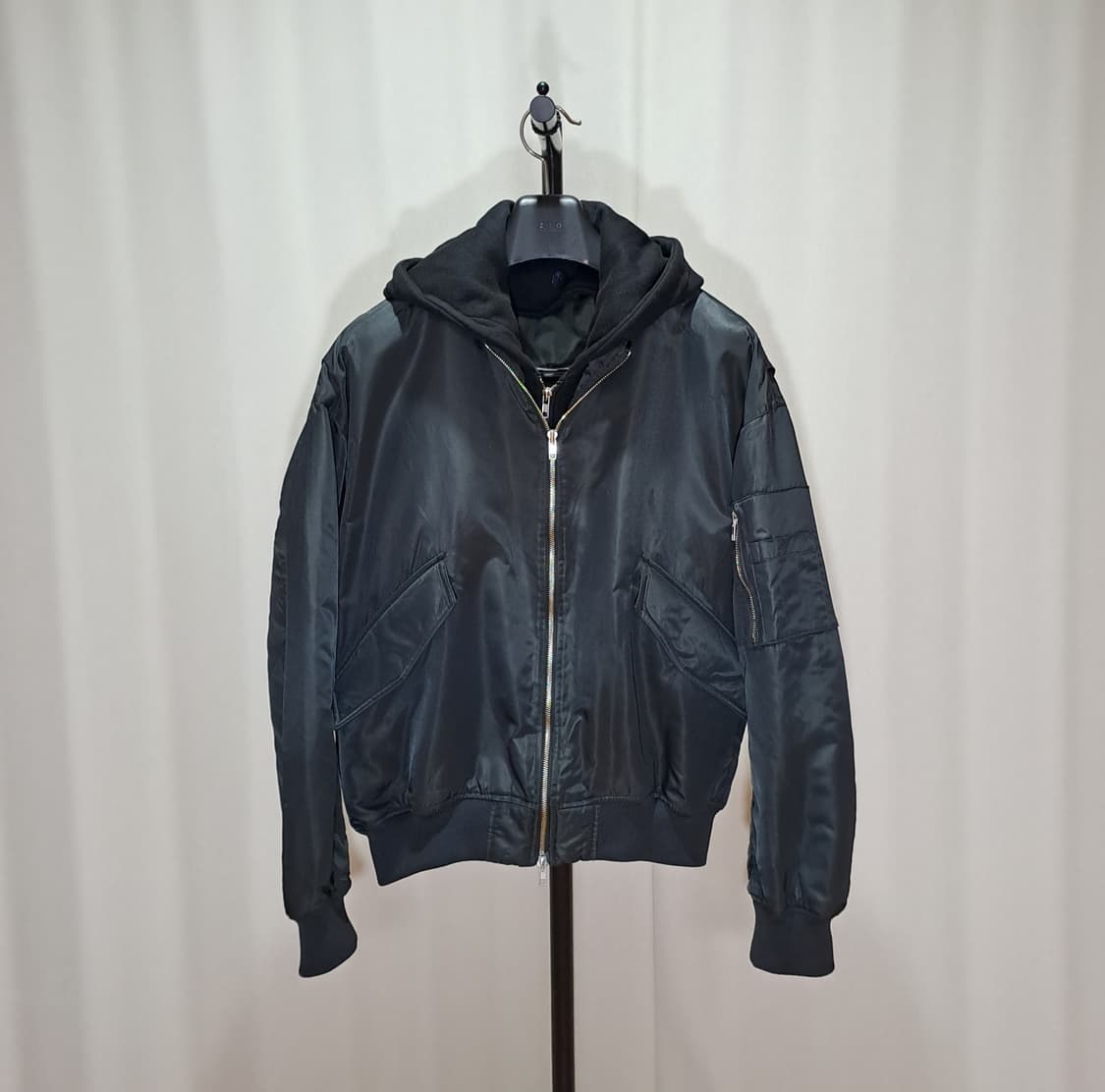 (택포) TNGT 미드나잇 그린 오버핏 디테저블 마원 자켓 B87 상품이미지1