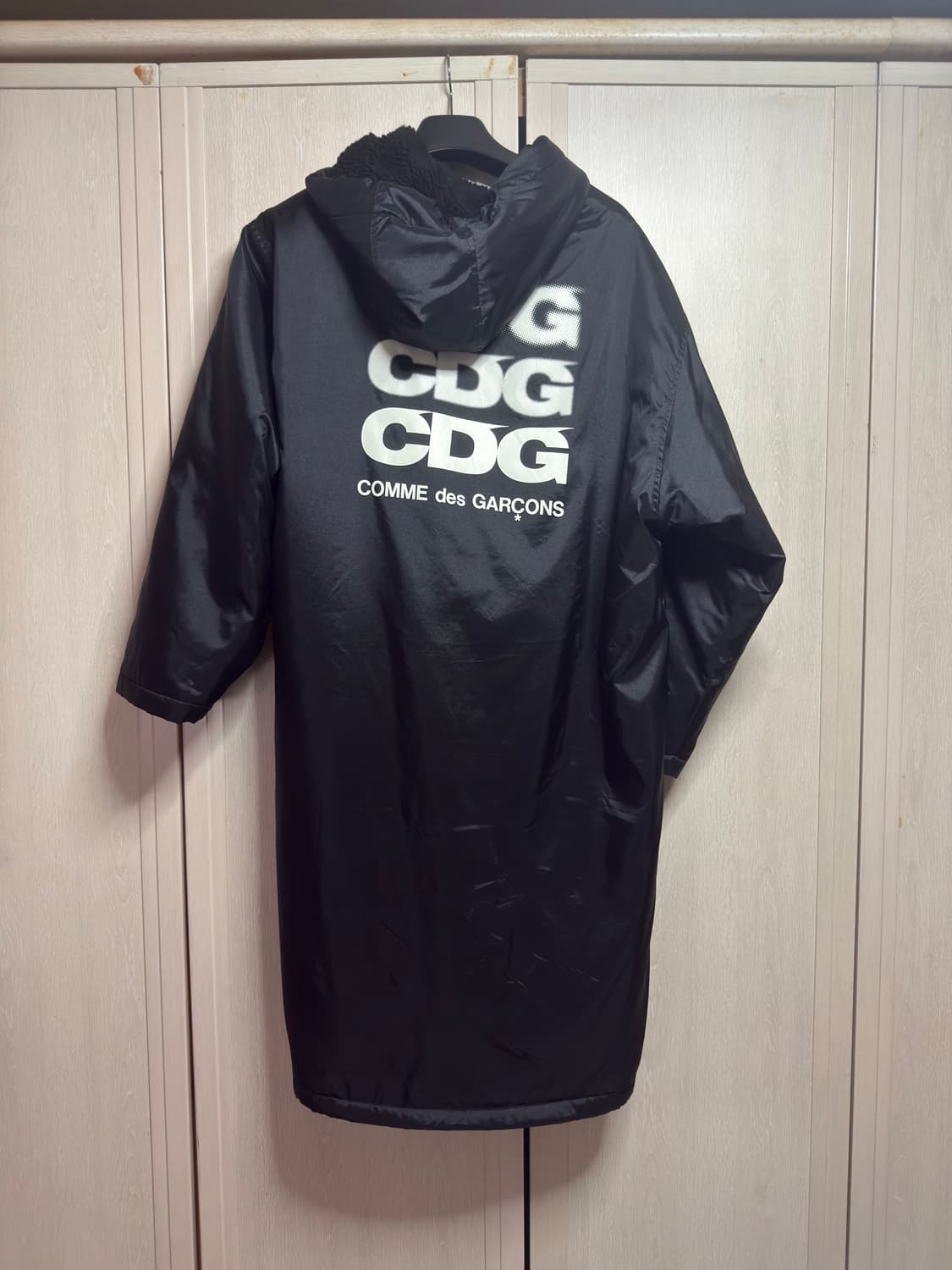 [L]CDG 보아 라인드 오버코트 꼼데가르송 상품이미지2