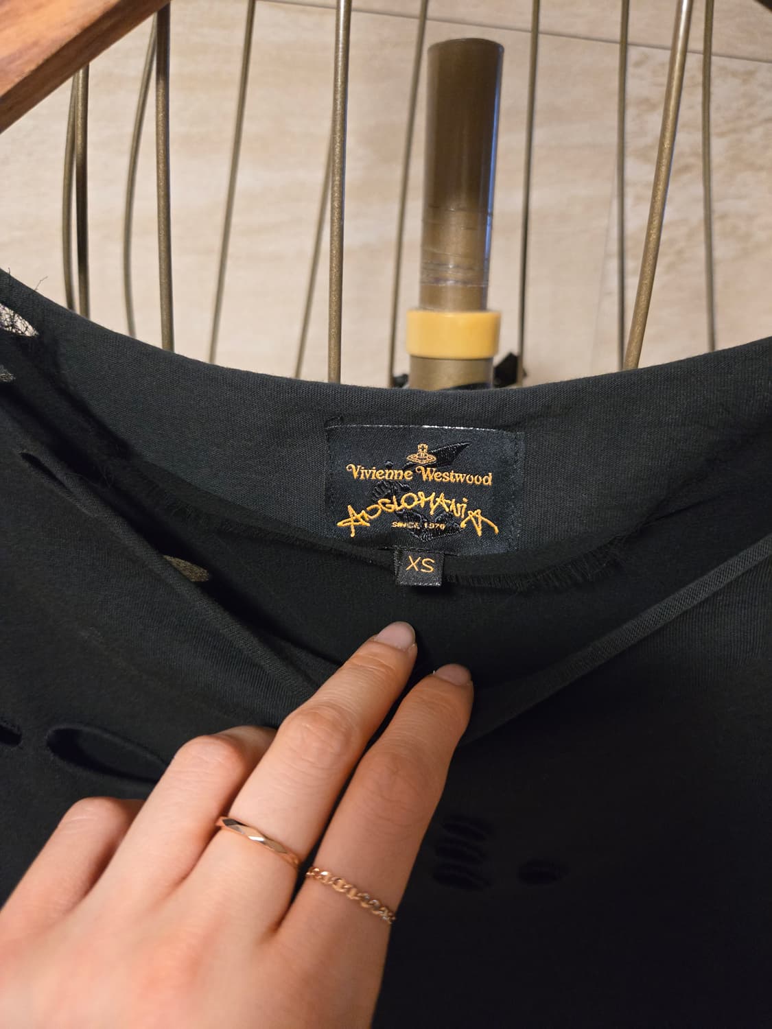 [xs] 비비안웨스트우드 시스루 레이어드 반팔티 상품이미지5